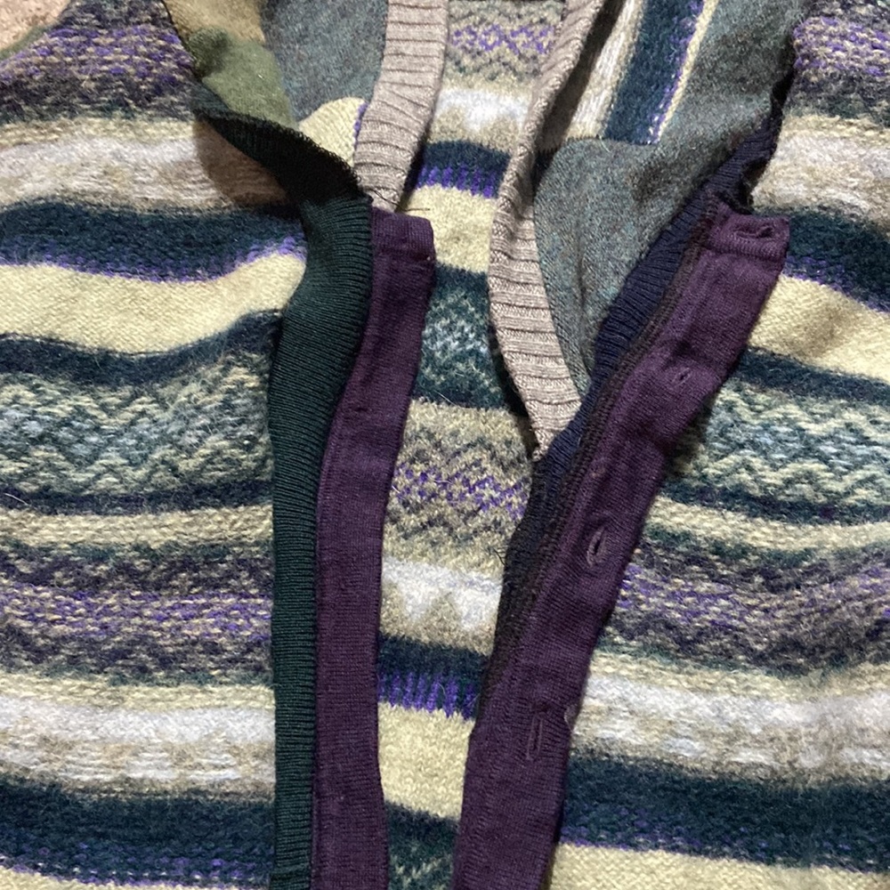 Handmade patchwork sweater size small - Picture 2 of 5